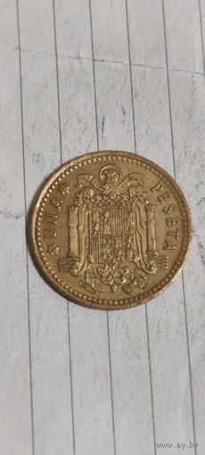 Испания 1 песет 1966