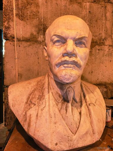 Редкий, очень большой и тяжелый бюст Ленина.