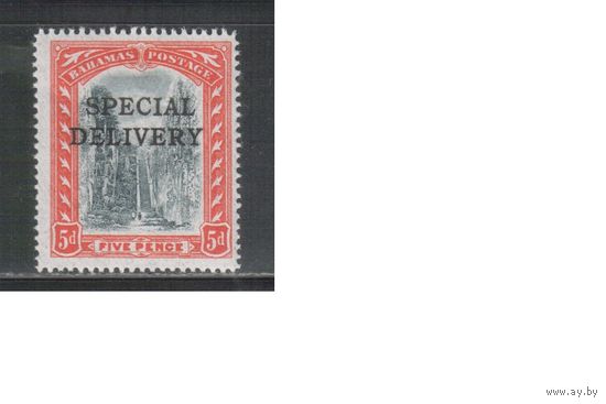 Багамы-1916,(Мих.44)  * , Британские колонии, Стандарт,Надп., (одиночка)