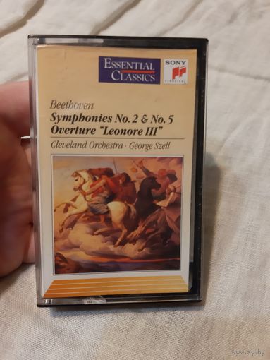 Кассета ESSENTIAL CLASSICS SONY. Beethoven. Symphonies No.2, No.5