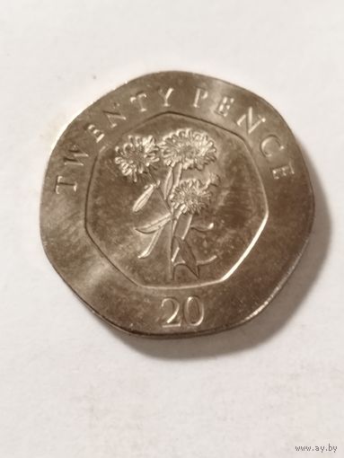 Гибралтар 20 пенсов 2016