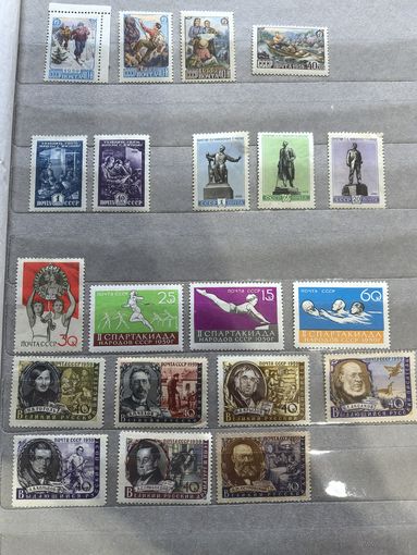 Лот чистых марок СССР 1959 год