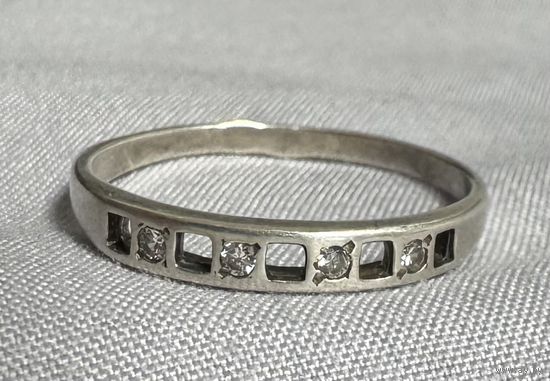 Кольцо серебряное 925 пробы. 59