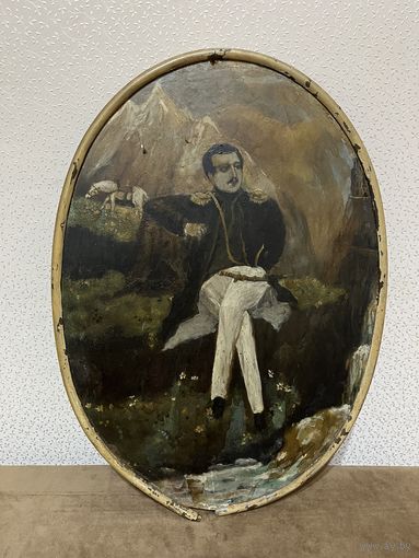 Живопись. Наив. ДВП, масло. 46х30 см.