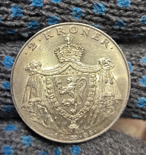 2 кроны 1906 Норвегия независимость
