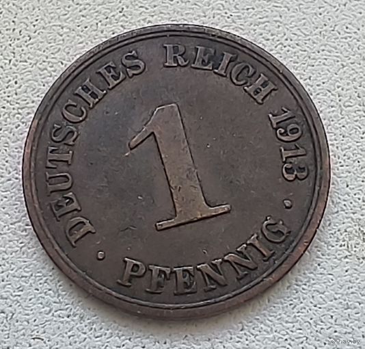 Германия 1 пфенниг, 1913 А 4-1-8