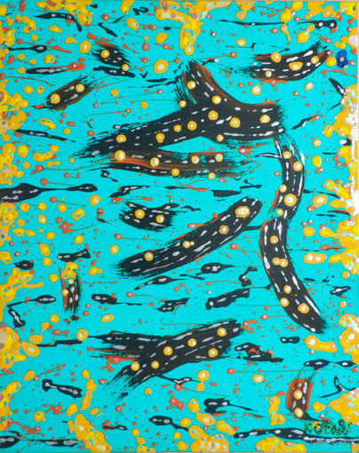 Ну умею читать и писать, только вижу, акрил, двп 2008, Котов Олег