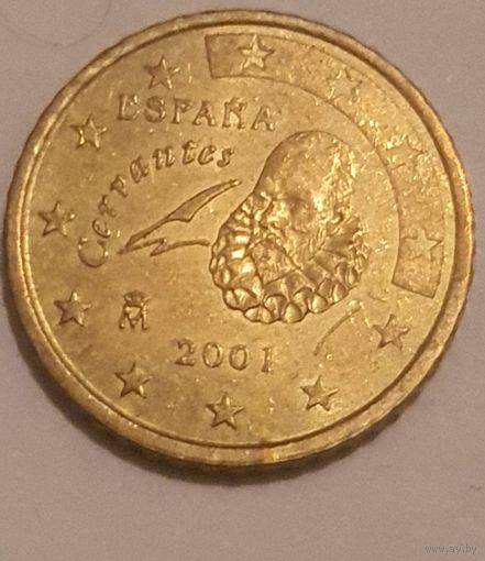 Испания 2001 50 евро центов