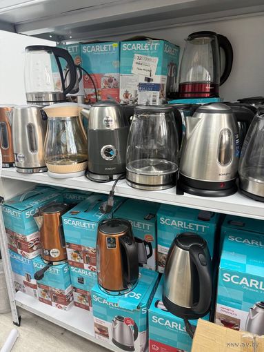 Чайники электрические от 15р стекло нержавейка пластик