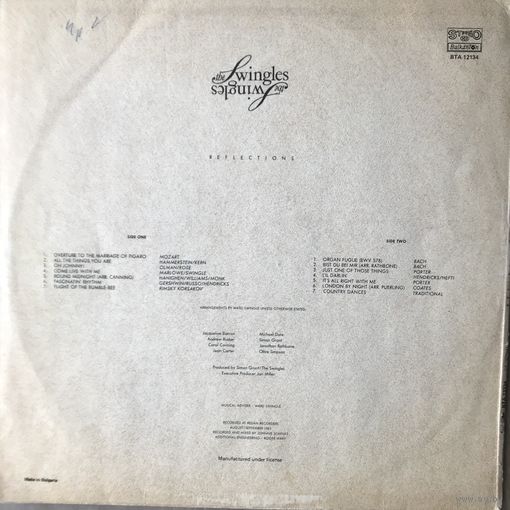 The Swingles- Reflection