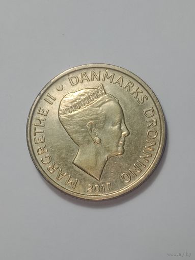 Дания 20 крон 2017 года .