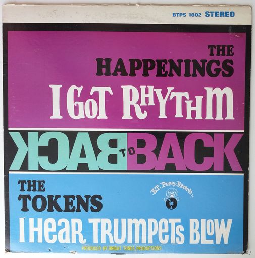 LP The Happenings / The Tokens – Back To Back (1967) Pop Rock