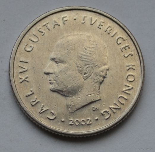 Швеция, 1 крона 2002 г.