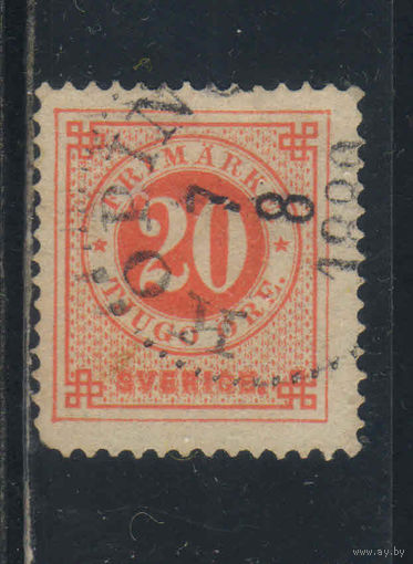 Швеция 1886 Номиналы Надп Стандарт #34