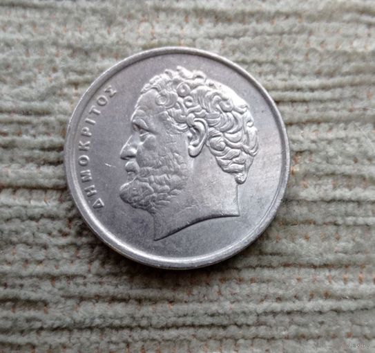 Werty71 Греция 10 драхм 1984 Демокрит