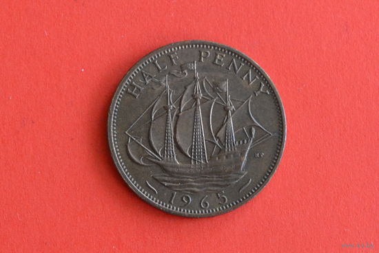 Великобритания 1/2 пенни 1965 с 1 руб