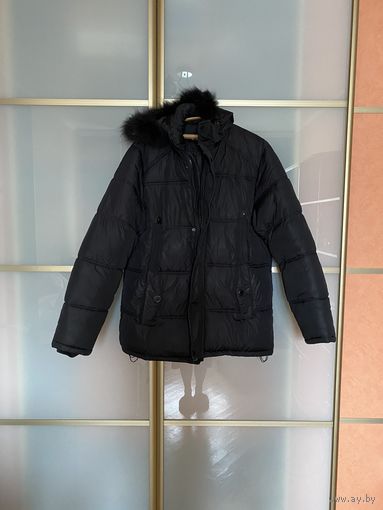 Тёплая дутая куртка на зиму 54-56/ XXXL