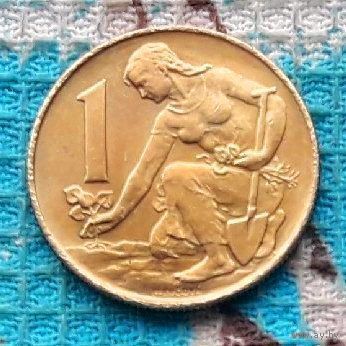Чехословакия 1 крона 1991 года. R