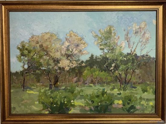 Дорошевич Ф.И;50/70см;х/м/двп;Сад цветет