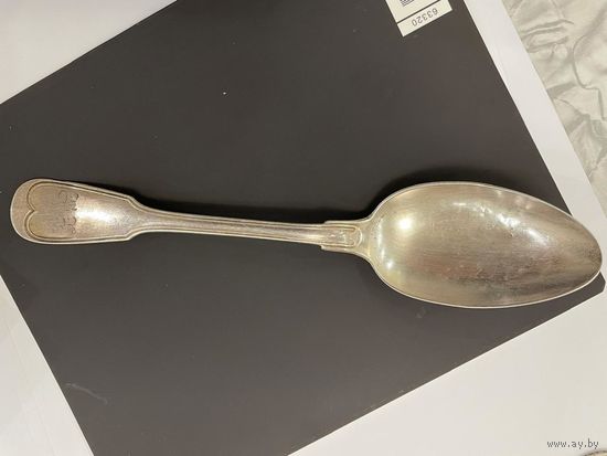 Большая Столовая Ложка, Серебро 750 пробы, позолота! В коллекцию! С рубля без мнц!