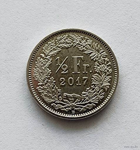 Швейцария 1/2 франка 2017