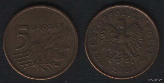 Польша y278 5 грош 2001 год (mw) (_alb2