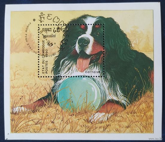Камбоджа 1990 Блок .