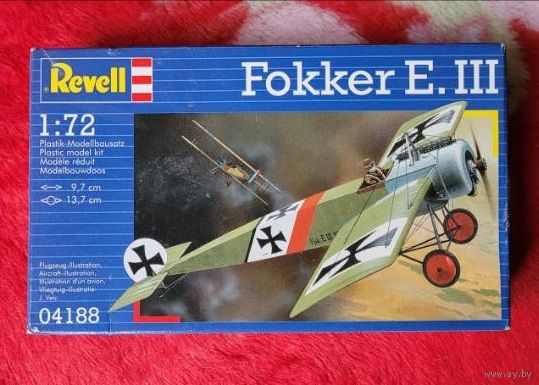 Модель самолета Fokker E.III 1:72
