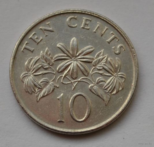 Сингапур, 10 центов 1986 г.