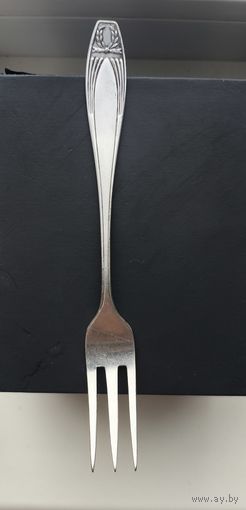 Старинная вилка Польша серебрение