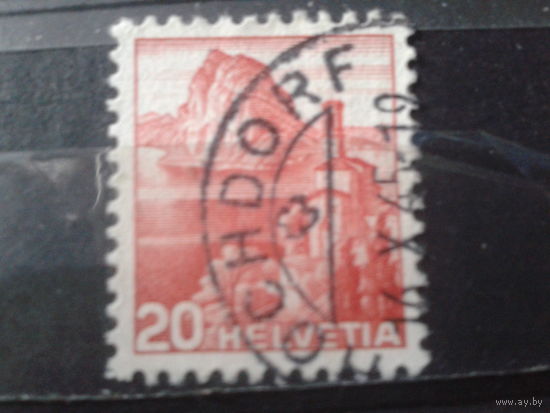 Швейцария 1938 Стандарт, ландшафт 20с