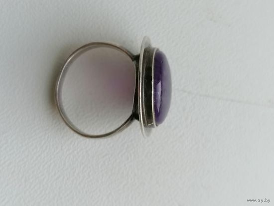 Кольцо, серебро 925 пр с камнем, хорошая работа ф
