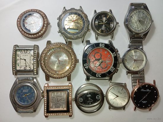 Сборный лот часов разных брендов . С рубля .