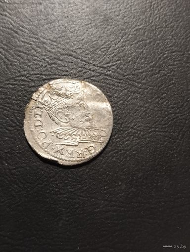 3 гроша 1595 г. Сигизмунд 3 Рига.