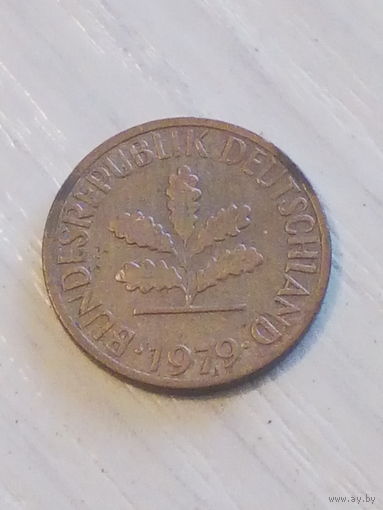 ФРГ 1 пфеннинг 1979/J/