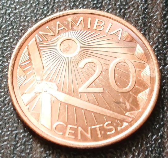 Намибия 20 центов, 2025     ( 1-7-1 )