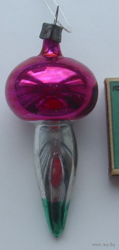 Ёлочная игрушка. Грибок. Ш-22.