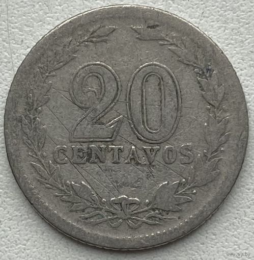 Аргентина 20 сентаво 1924 г.