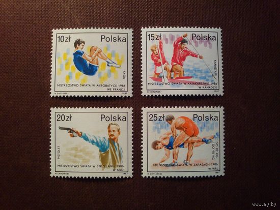 Польша 1987 г.Успехи польских спортсменов./п/