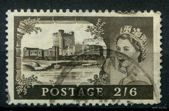 Великобритания - 1959г. - королева Елизавета II - 1 марка - гашёная. Без МЦ!