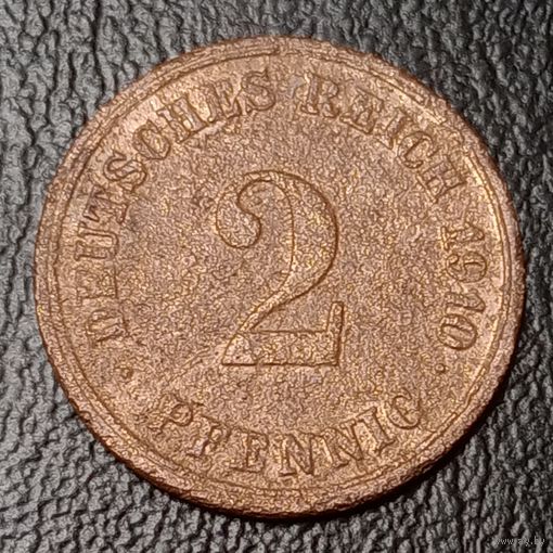 Германия 2 пфеннига 1910