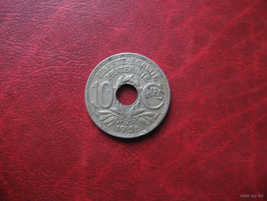 10 сантимов 1936 год Франция