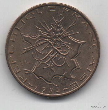 ФРАНЦУЗСКАЯ РЕСПУБЛИКА. 10 ФРАНКОВ 1984. ДЕЛЬФИН