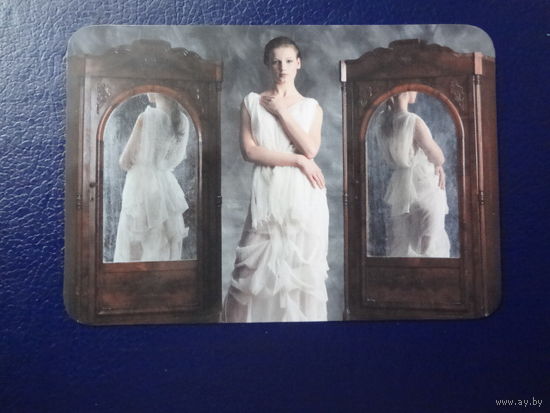 Календарик 2005 г.  Сладкий Лео.  Два зеркала.