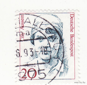 Силли Ауссем (1909-1963), теннисистка 1988 год