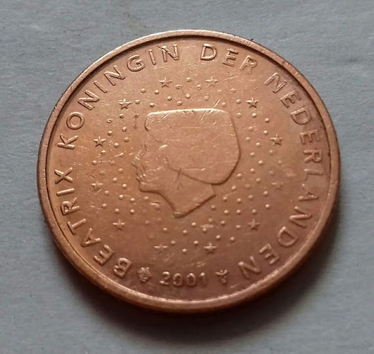 2 евроцента, Нидерланды 2001 г.