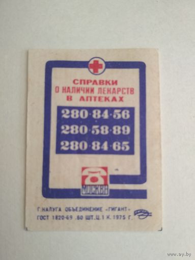 Спичечные этикетки ф.Гигант. 1975 год