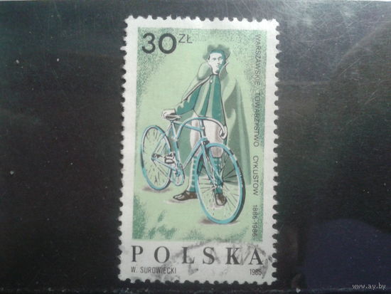 Польша, 1986, Велосипедистка Каролина Коценцка