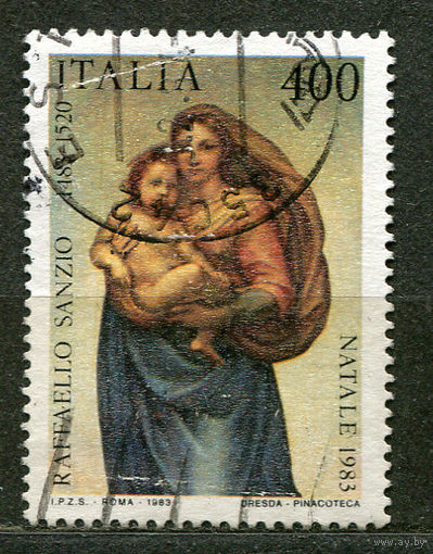 Живопись. Рафаэль. Сикстинская мадонна. Рождество. Италия. 1983