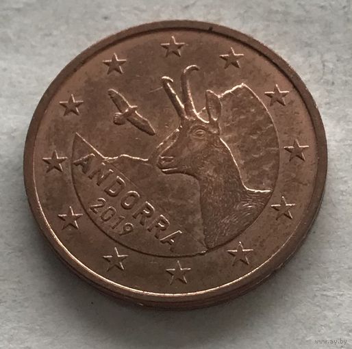 Андорра 2 евроцент 2019